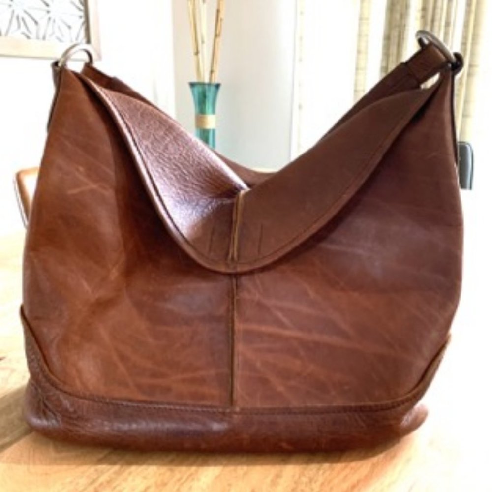 Frye Cara Hobo Leather Bag